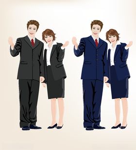 商务人物漫画动画动漫壁纸