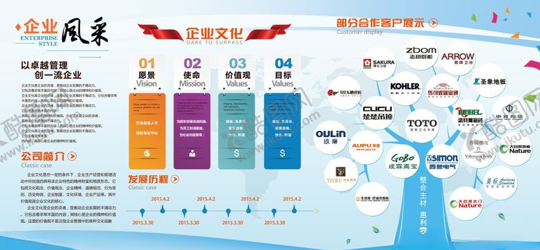 编号：71148604231927038571【酷图网】源文件下载-公司企业展板
