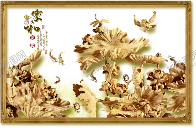 编号：50522209150341307036【酷图网】源文件下载-木雕