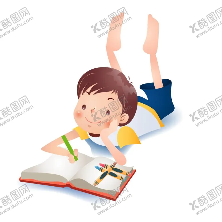 编号：16158512052002103803【酷图网】源文件下载-趴着写作业