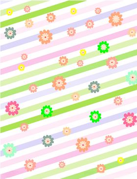 小清新花瓣花纹底纹