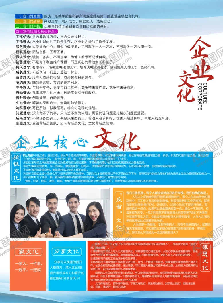 编号：60490806160129185412【酷图网】源文件下载-企业文化