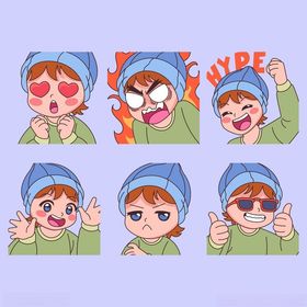 可爱小孩表情合集