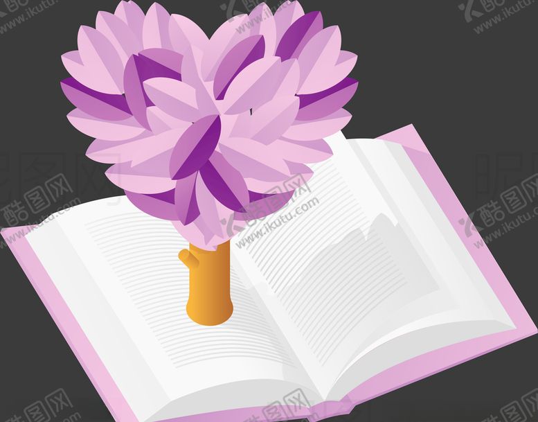 编号：38663409272101104876【酷图网】源文件下载-书本大树