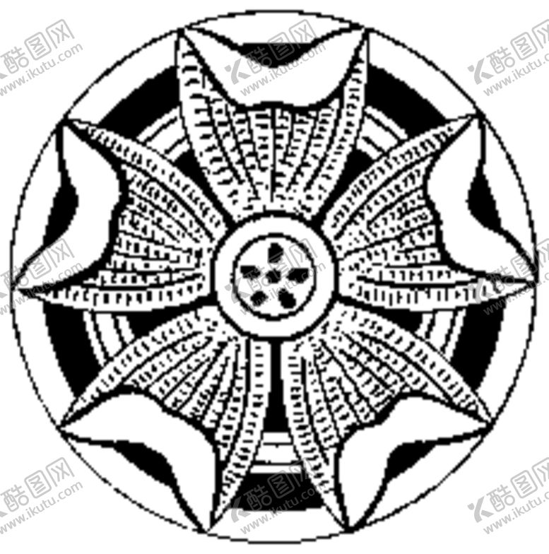 编号：81502909191443146825【酷图网】源文件下载-镂空花图案