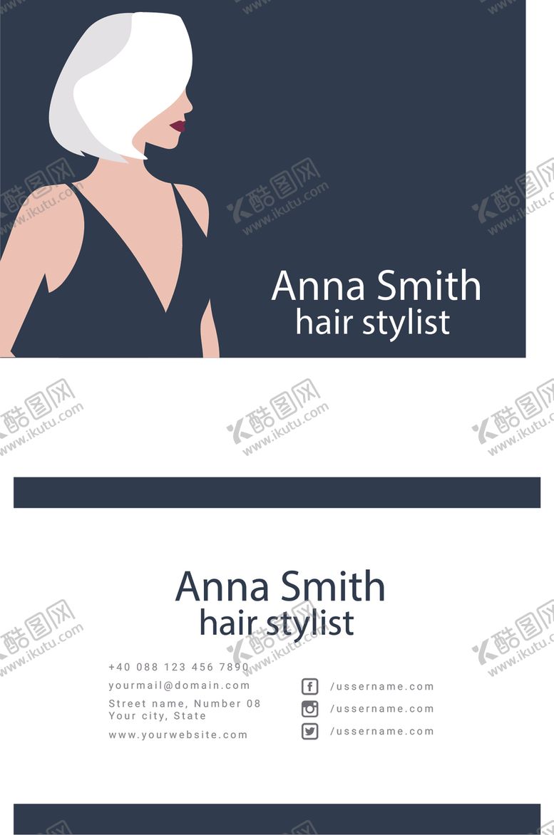 编号：70889509141159441557【酷图网】源文件下载-矢量名片模板