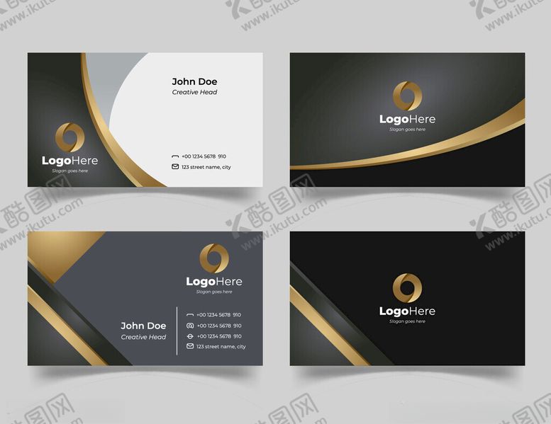 编号：49571904090137454116【酷图网】源文件下载-高端黑金名片
