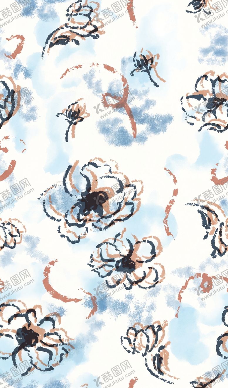 编号：54003804021521364711【酷图网】源文件下载-扎染花