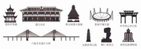 贵州建筑矢量插画