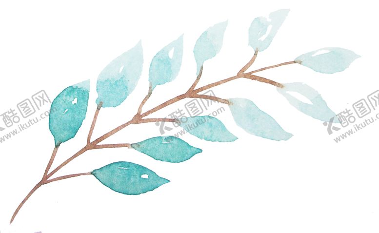 编号：93812810101727443446【酷图网】源文件下载-彩绘枝叶