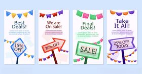 促销横幅海报设计素材