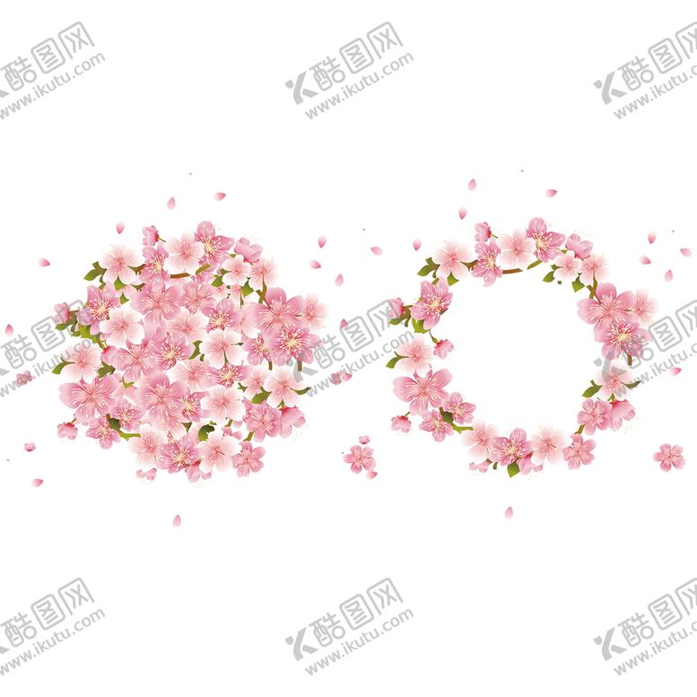 编号：75192809160822267921【酷图网】源文件下载-桃花ai矢量元素