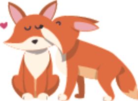 情侣狐狸