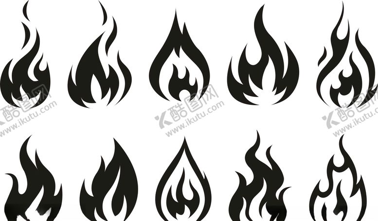 编号：67983106170940592673【酷图网】源文件下载-火焰矢量图