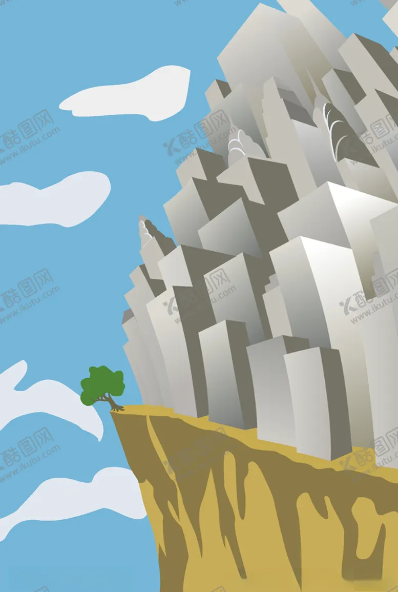 编号：11999406170022541265【酷图网】源文件下载-山插画