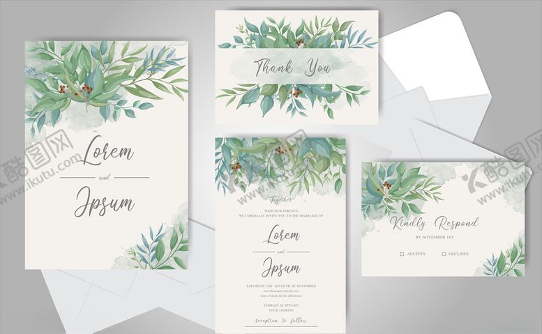 编号：96279009230633254176【酷图网】源文件下载-婚礼请柬