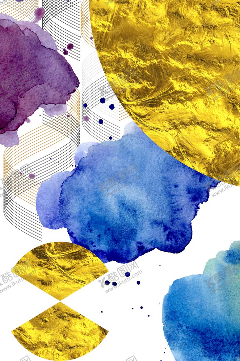 编号：31079110100652409011【酷图网】源文件下载-抽象装饰画