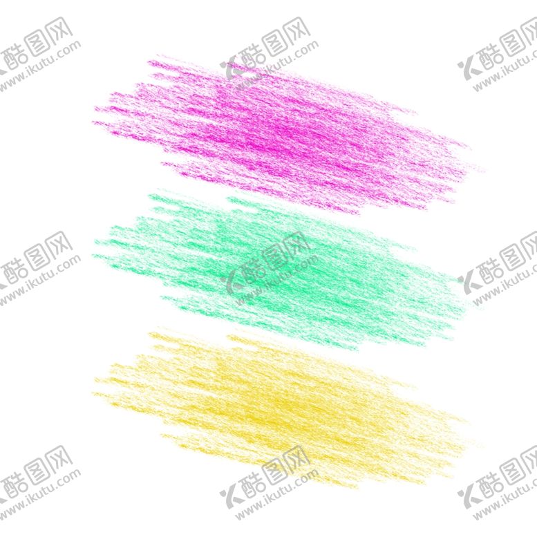 编号：78485410301545217556【酷图网】源文件下载-彩色笔刷元素