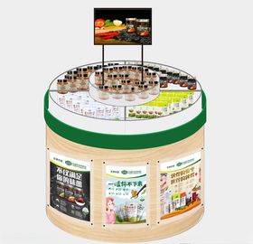 圆型超市堆码柜子