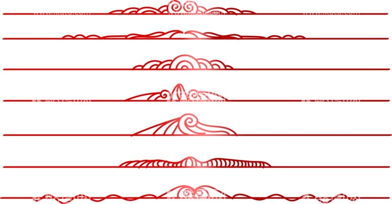编号：78732611280948318164【酷图网】源文件下载-中式风格分割线装饰线条欧式线条