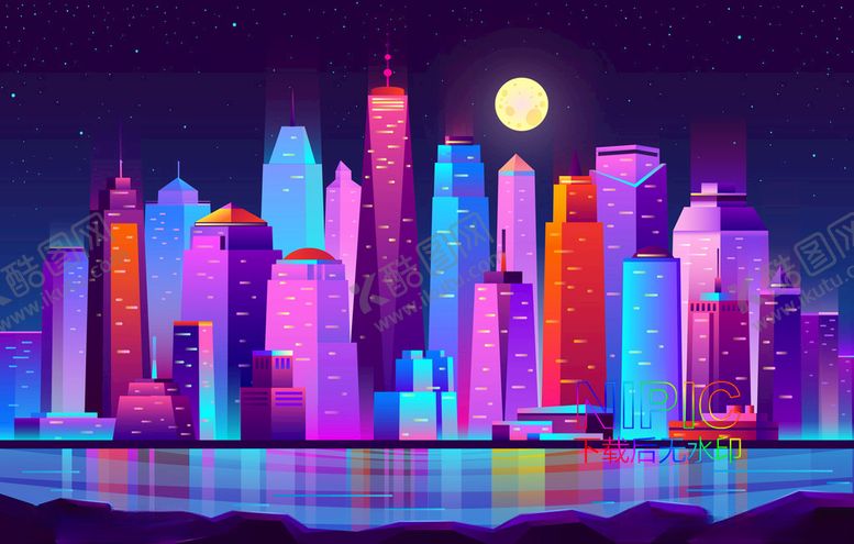 编号：34541704102153232556【酷图网】源文件下载-城市夜景