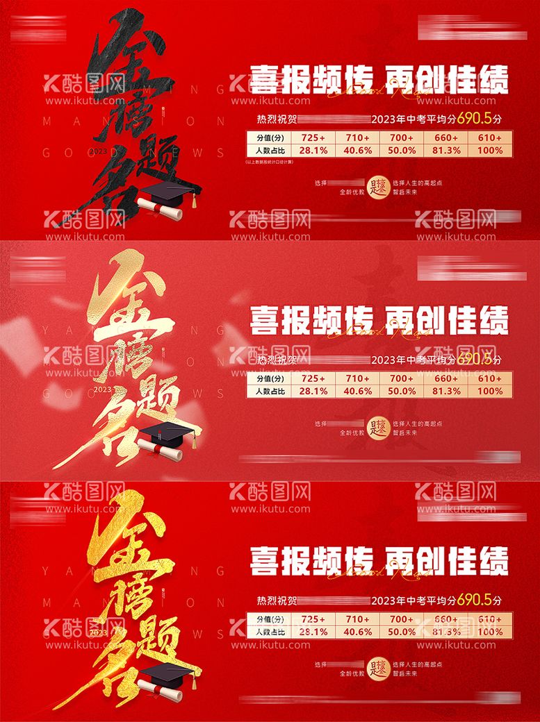 编号：88439312052306487577【酷图网】源文件下载-中考喜报