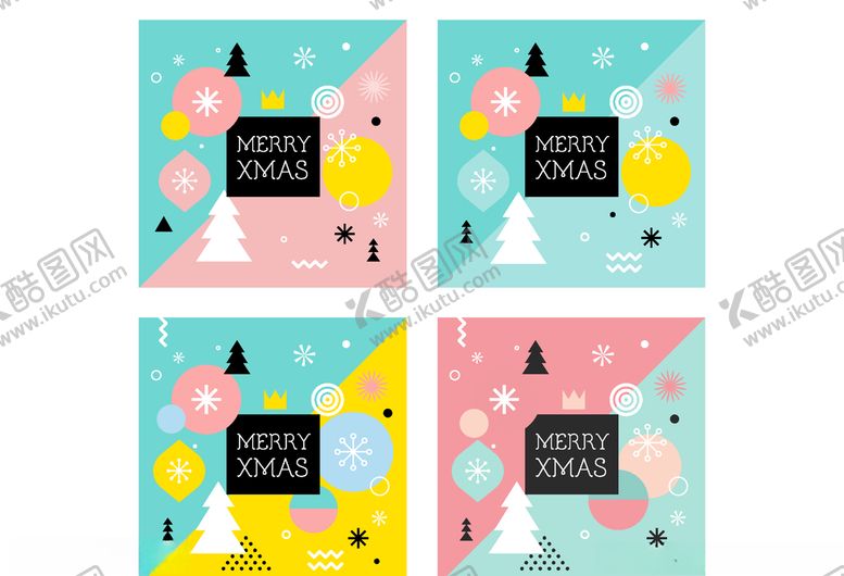 编号：58008810082342461670【酷图网】源文件下载-几何形状背景孟菲斯图形抽象