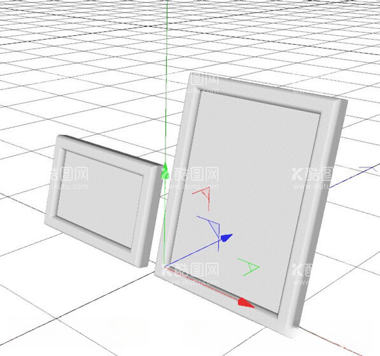 编号：48067311250753189331【酷图网】源文件下载-C4D模型画框