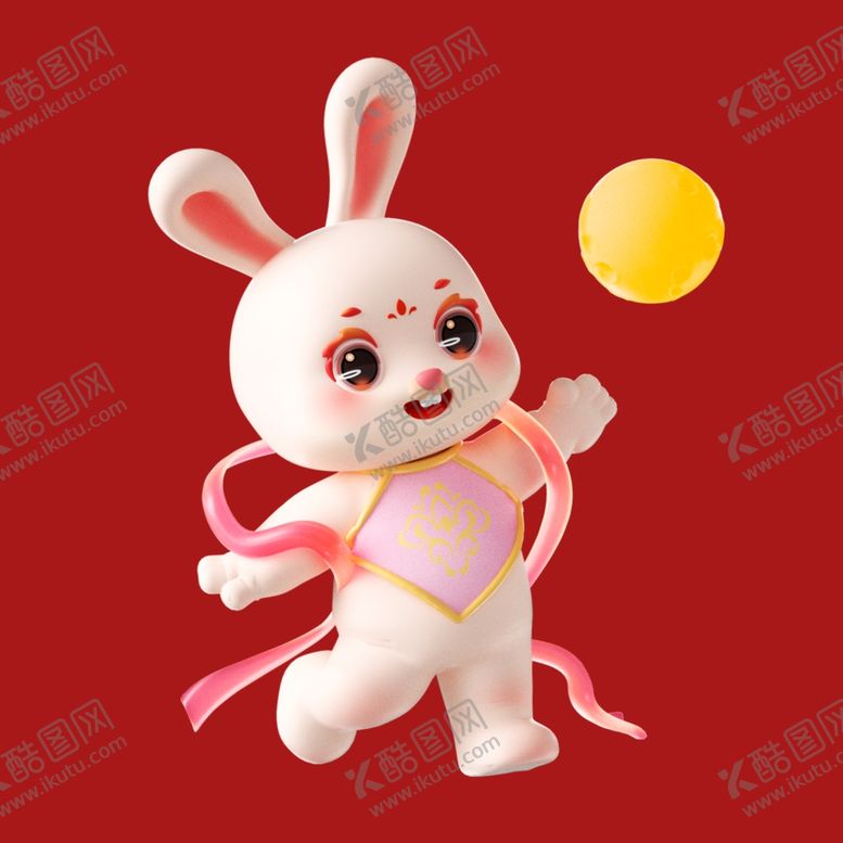 编号：74760102171837089365【酷图网】源文件下载-手绘卡通小兔