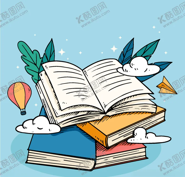 编号：21706304091346262599【酷图网】源文件下载-手绘书本