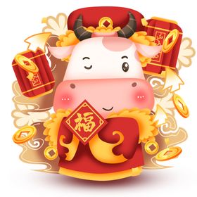 卡通牛形象