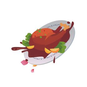 家禽火鸡图案