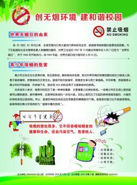 吸烟危害宣传海报