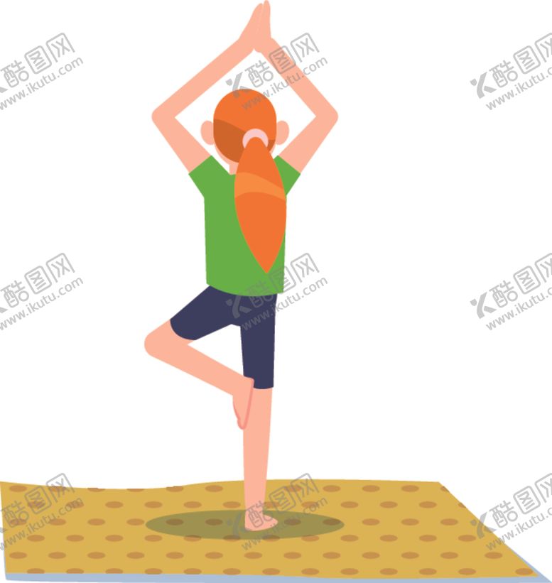 编号：20509704300533208568【酷图网】源文件下载-瑜伽动作