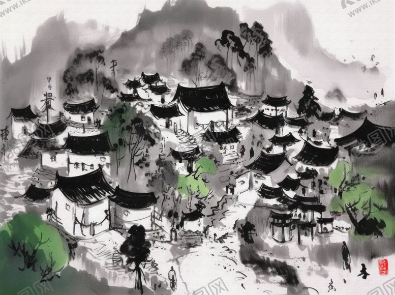 编号：66248201311233598707【酷图网】源文件下载-山村早春