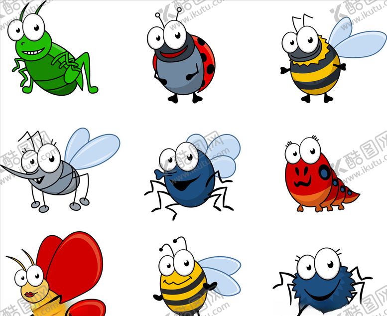 编号：10900410070825303063【酷图网】源文件下载-矢量昆虫