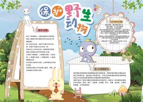 动物知识认知展示板