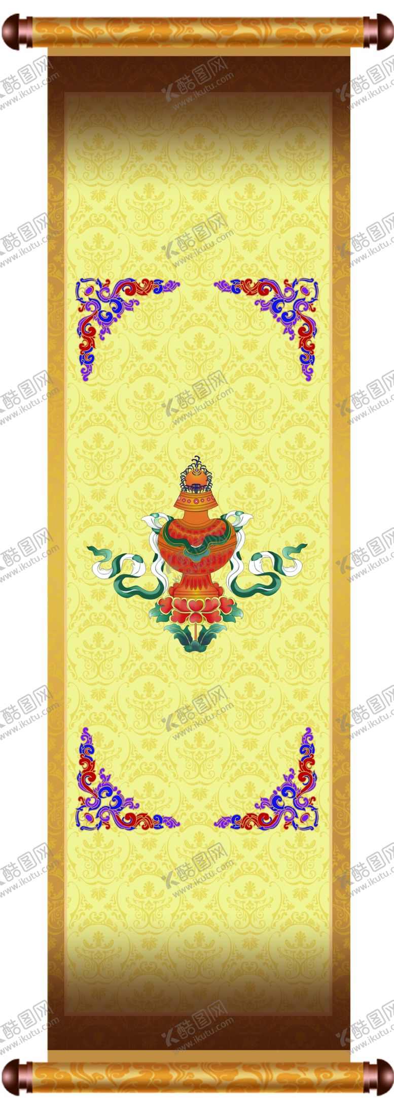 编号：54363009121100064227【酷图网】源文件下载-藏式吉祥八宝