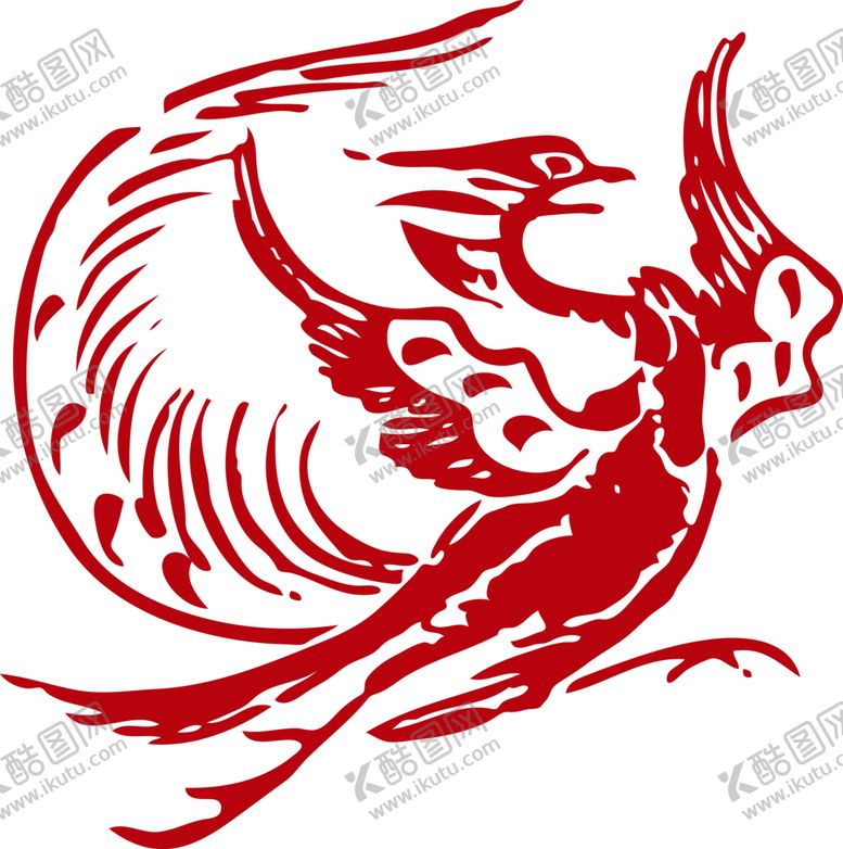 编号：51390401271243291606【酷图网】源文件下载-传统凤纹 