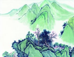 山水画 