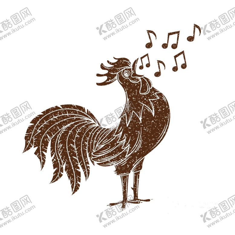 编号：16178007070101209085【酷图网】源文件下载-公鸡手绘
