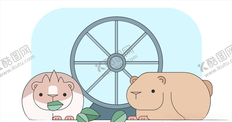 编号：43761409230712371204【酷图网】源文件下载-手绘卡通动物