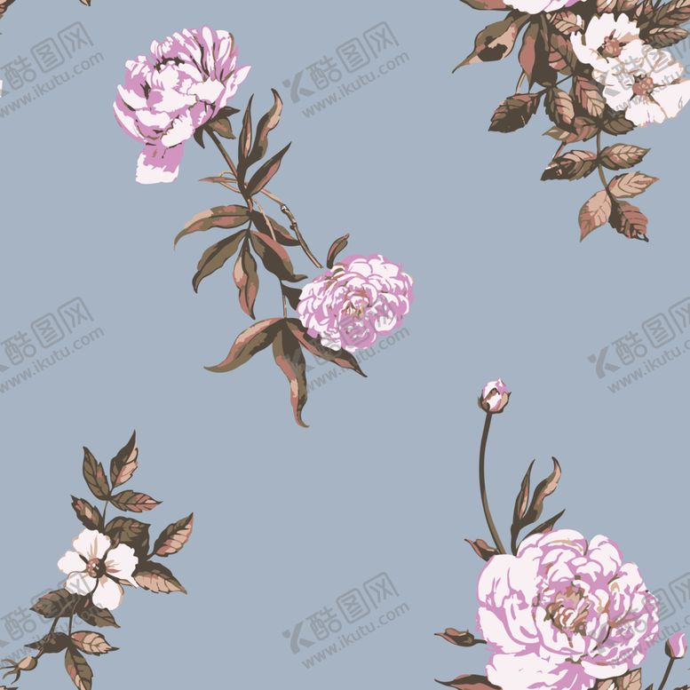 编号：47577209290202118792【酷图网】源文件下载-黄底紫色花