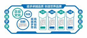 企业公司发展历程宣传文化墙