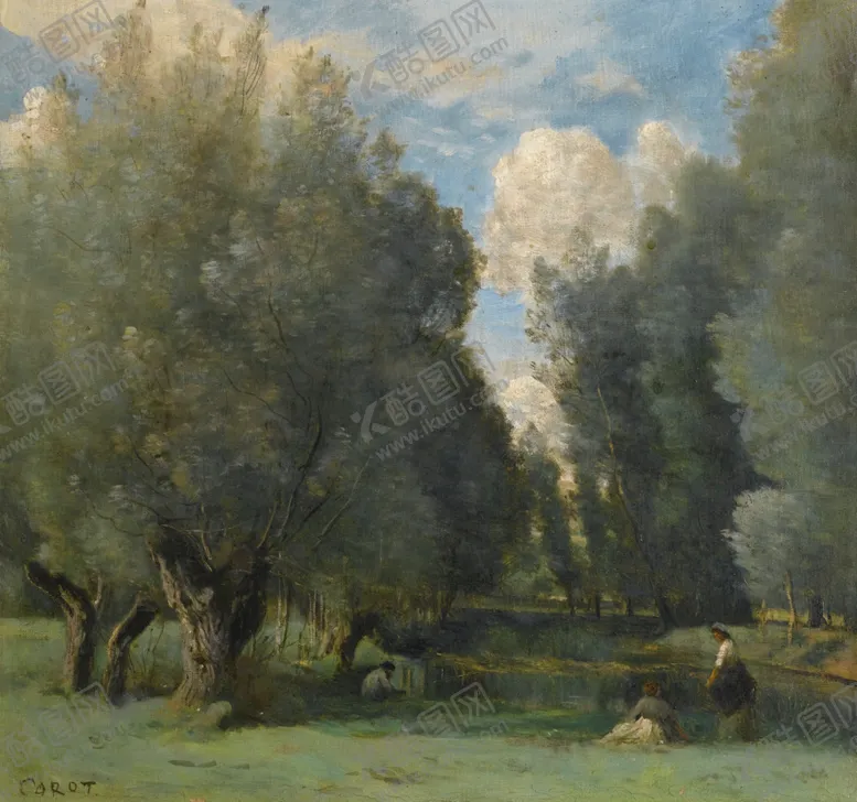 编号：39338109101801127013【酷图网】源文件下载-复古写实风景油画