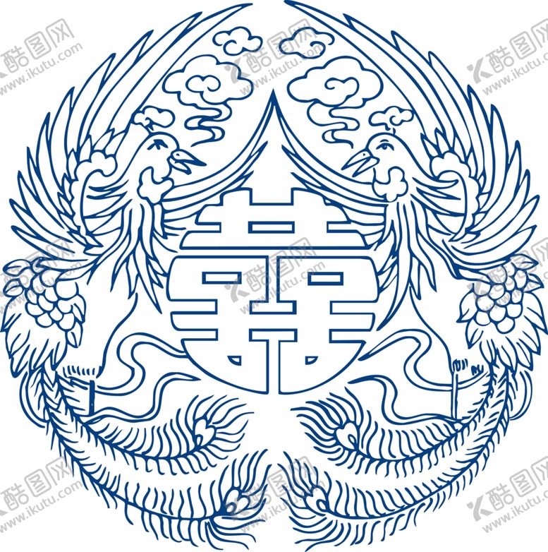 编号：76190104281950107914【酷图网】源文件下载-青花瓷图案