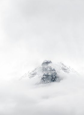 雪山装饰画山脉