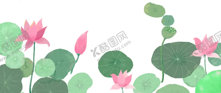 编号：31577104061154354268【酷图网】源文件下载-荷花元素