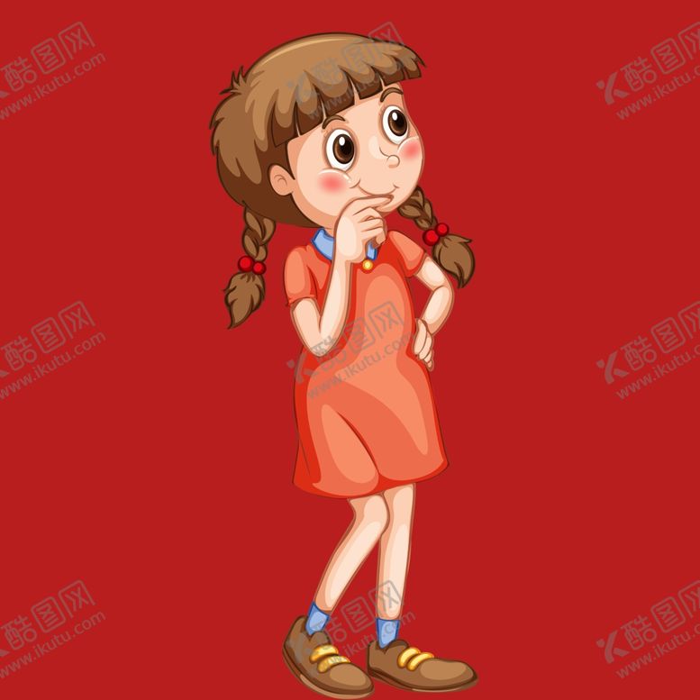 编号：77472012221918597512【酷图网】源文件下载-手绘儿童女孩