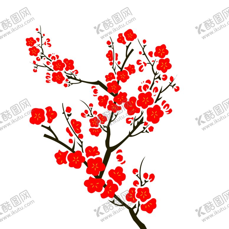 编号：54097005130705468685【酷图网】源文件下载-梅花树枝元素